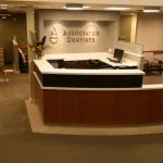Front desk office tour and waiting room