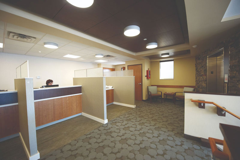 Reception area