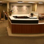 Front desk with patient seating