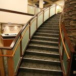 Stairs to top floor